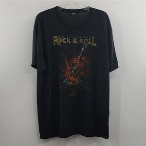 Rock & Roll Hall of Fame inductee Men's XXL Black T-Shirt 1986 - 2018